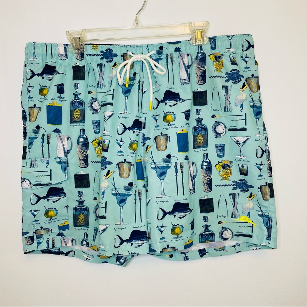 NWOT - Tommy Bahama Naples Make A Cocktail Swim Trunks